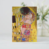 グスタフ・クリムトの『キス』、住所変更 案内状 (スタンド正面)