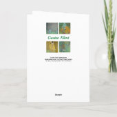 グスタフ・クリムト傑作パッチワーク カード (裏面)