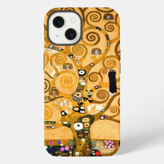 グスタフ・クリムト生命の樹 iPhoneケース (裏面)