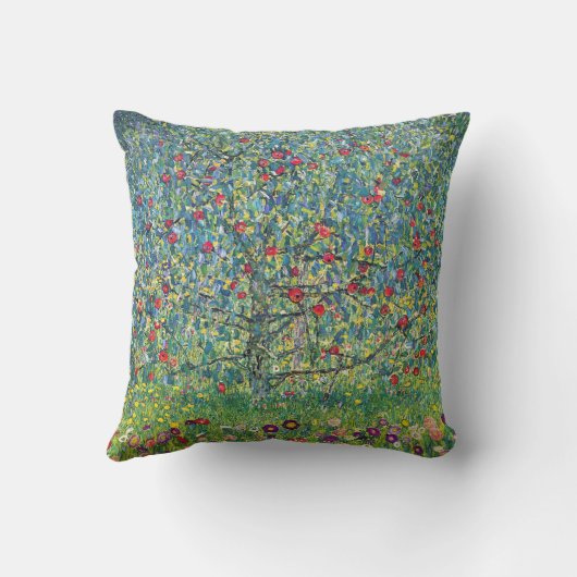 グスタフ・クリムト - りんごの木 クッション (裏面)