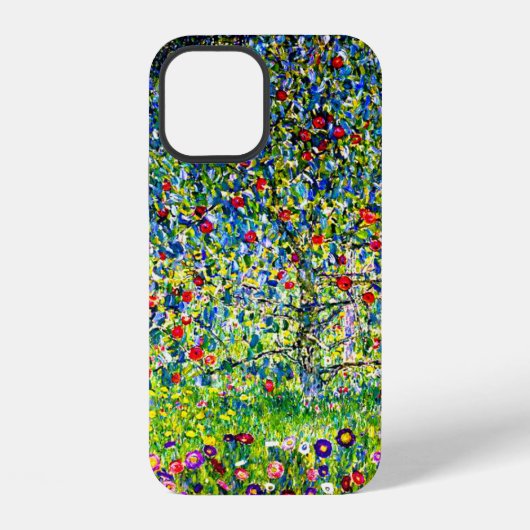 グスタフ・クリムト りんごの木 iPhoneケース (裏面)