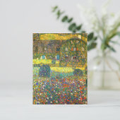 グスタフ・クリムト: アッタ―湖の別荘 ポストカード (スタンド正面)