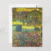 グスタフ・クリムト: アッタ―湖の別荘 ポストカード (正面/裏面)