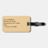 グスタフ・クリムト - ストクレット・フリージェ 生の木 ラゲッジタグ (裏面横)