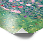 グスタフ・クリムト - ツリーの下のバラの茂み フォトプリント            (角)