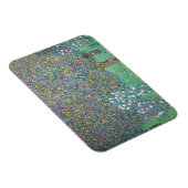 グスタフ・クリムト - ツリーの下のバラの茂み マグネット (右側)