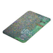 グスタフ・クリムト - ツリーの下のバラの茂み マグネット (左側)