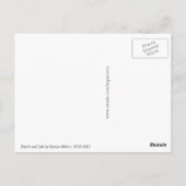 グスタフ・クリムト・デス・アンド・ライフ ポストカード (裏面)