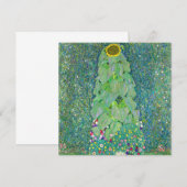 グスタフ・クリムト - ヒマワリ 招待状 (正面/裏面)