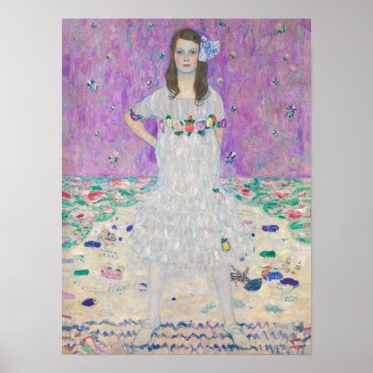 グスタフ・クリムト - マダ・プリマヴェージ ポスター (正面)