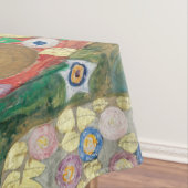 グスタフ・クリムト - 充足、ストックレット・フリージェ テーブルクロス (インサイチュ)