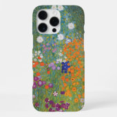 グスタフ・クリムト 夏の花 ファインアートペインティング 1907 iPhoneケース (裏面)