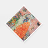 グスタフ・クリムト - 女性の友人たち スタンダードランチョンナプキン (角)