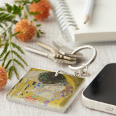 グスタフ・クリムト - 接吻 キーホルダー (正面右)