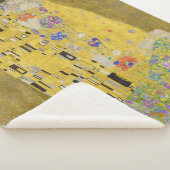 グスタフ・クリムト - 接吻 シェルパブランケット (3/4)