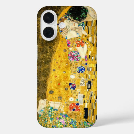 グスタフ・クリムト 接吻 / バレンタインデー ロマンティック アート Case-Mate iPhoneケース (裏面)