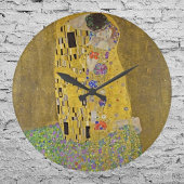 グスタフ・クリムト 接吻 名画 スクエア壁時計
