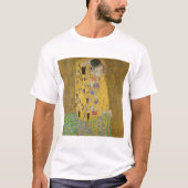 グスタフ・クリムト 接吻 Tシャツ (正面)