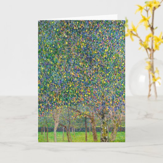 グスタフ・クリムト - 梨の木 カード (黄色い花)