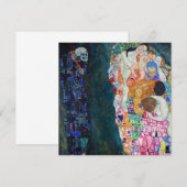 グスタフ・クリムト - 死と生 サンキューカード (正面/裏面)