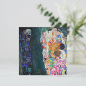 グスタフ・クリムト - 死と生 サンキューカード (スタンド正面)