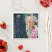 グスタフ・クリムト - 死と生 スタンダードカクテルナプキン (インサイチュ)