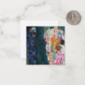 グスタフ・クリムト - 死と生 ノートカード (正面/裏面インサイチュ)