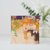 グスタフ・クリムト 「母と子」 ご招待 招待状 (スタンド正面)