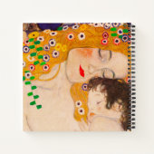 グスタフ・クリムト - 母と子 ノートブック (裏面)