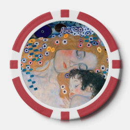 グスタフ・クリムト - 母と子 ポーカーチップ