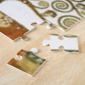 グスタフ·クリムト-生命の木絵画- ジグソーパズル (側面)