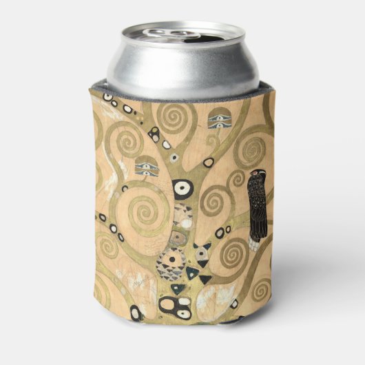 グスタフ・クリムト - 『生命の木、ストックレット・フリージェ』 缶クーラー (缶裏面)