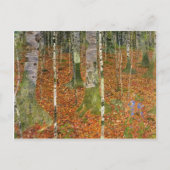 グスタフ・クリムト - 白樺の木のある農家 ポストカード (正面)