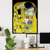 グスタフ・クリムト 絵画 アート キス 愛 ポスター (ホームオフィス)