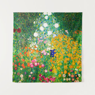 グスタフ・クリムト 「花園」 タペストリー