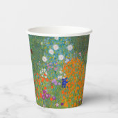 グスタフ・クリムト - 花園 紙コップ (裏面)