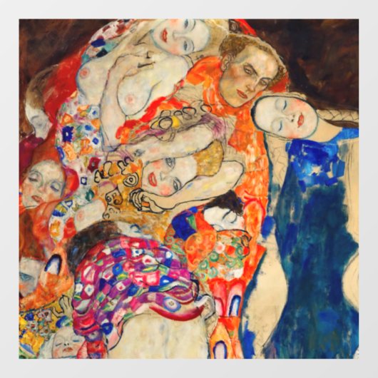 グスタフ・クリムト - 花嫁 (未完成) ウィンドウサイン (シート)