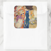 グスタフ・クリムト - 花嫁 (未完成) スクエアシール (バッグ)