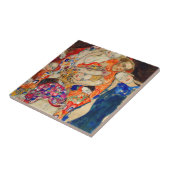 グスタフ・クリムト - 花嫁 (未完成) タイル (側面)
