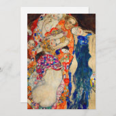 グスタフ・クリムト - 花嫁 (未完成) 招待状 (正面/裏面)
