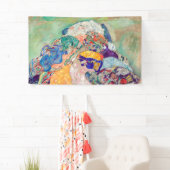 グスタフ・クリムト - 赤ちゃん / 揺りかご 横断幕 (インサイチュ)