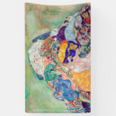 グスタフ・クリムト - 赤ちゃん / 揺りかご 横断幕 (縦)