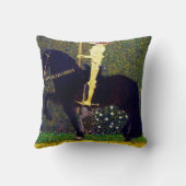 グスタフ・ゴールデンナイトクリムト クッション (裏面)