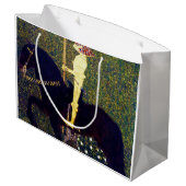 グスタフ・ゴールデンナイトクリムト ラージペーパーバッグ (裏面アングル)