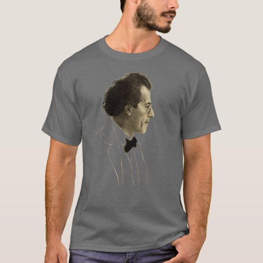 グスタフ・マーラー肖像画 (1902) Tシャツ (正面)