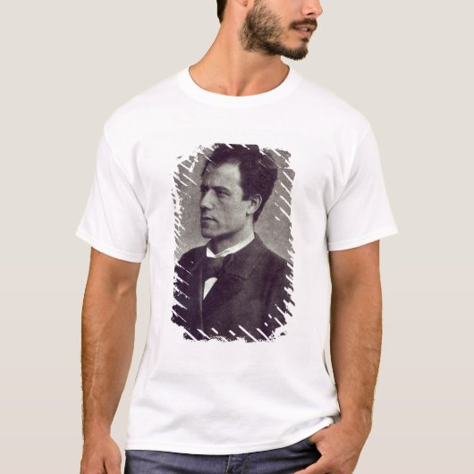 グスタフ・マーラー1897年のポートレート Tシャツ (正面)