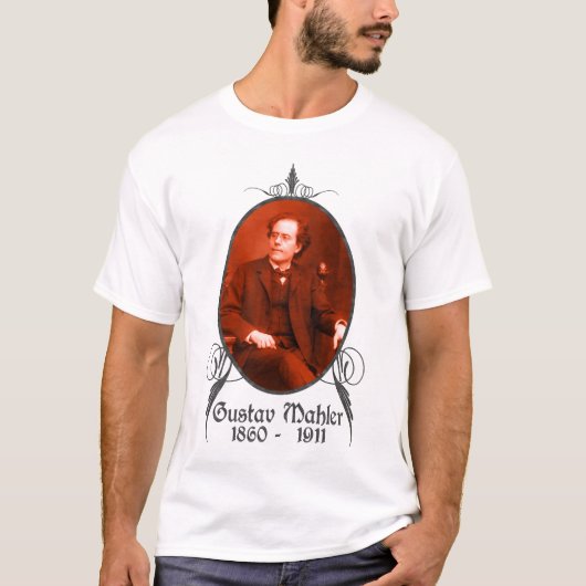 グスタフ・マーラー Tシャツ (正面)