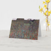グスタフ・モーンフェルド・クリムト カード (黄色い花)