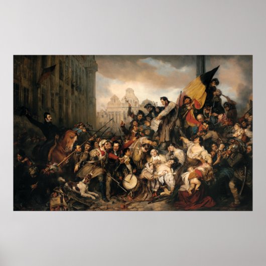 グスタフ・ワッパーズのエピソード・オブ・ザ・ベルギー革命 ポスター (正面)