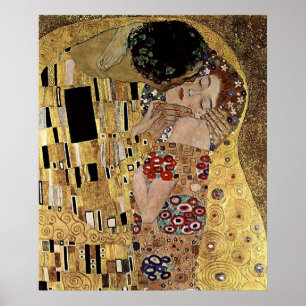グスタフKlimtのキスの詳細(1908年頃) ポスター